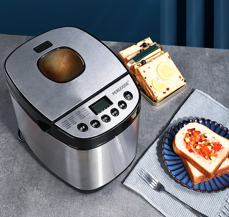 Hot Selling 2LB Durable Electric Digital Bread Maker Machine Automatic Plastic Machine for Home Hotel Use for Household Use