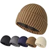 Winter inner velvet thickened warm adult unisex woolen knitted hat Skullies & Beanies