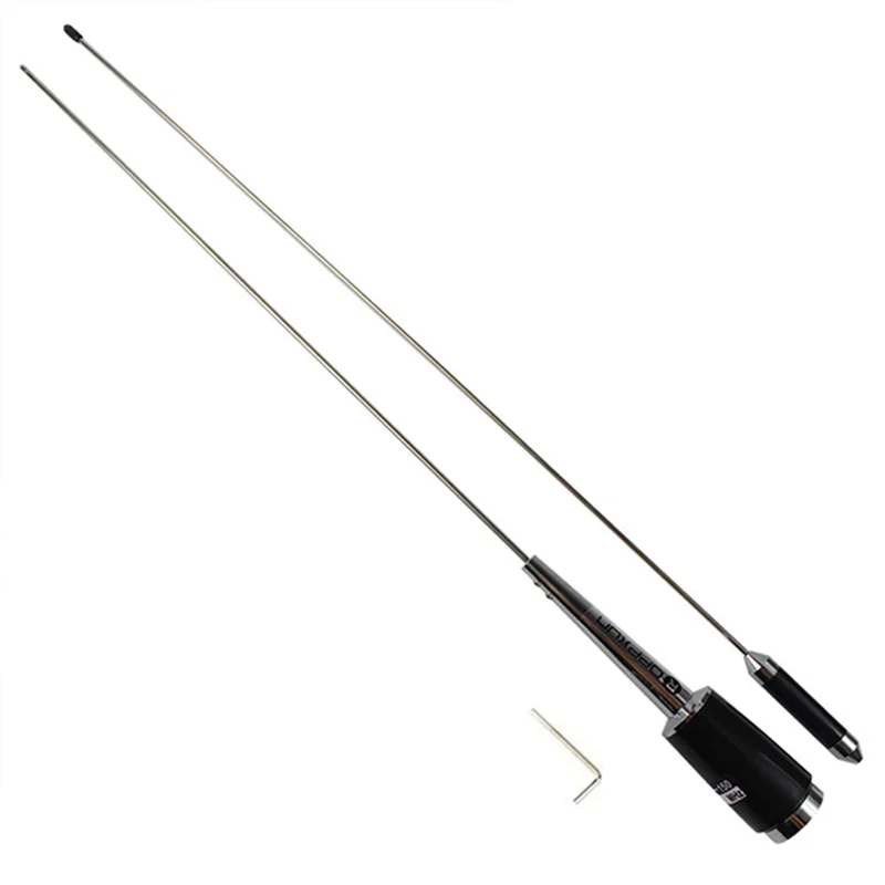 B92B-6X 신형 실버 UHF 400-470MHz 200W 5.5dB SL-16 PL-259 모바일 차량용 라디오 안테나 세부 정보