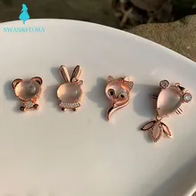 

Natural Stone Pendant Necklace ross quartz High Quality Jewelry Women Gifts Fine