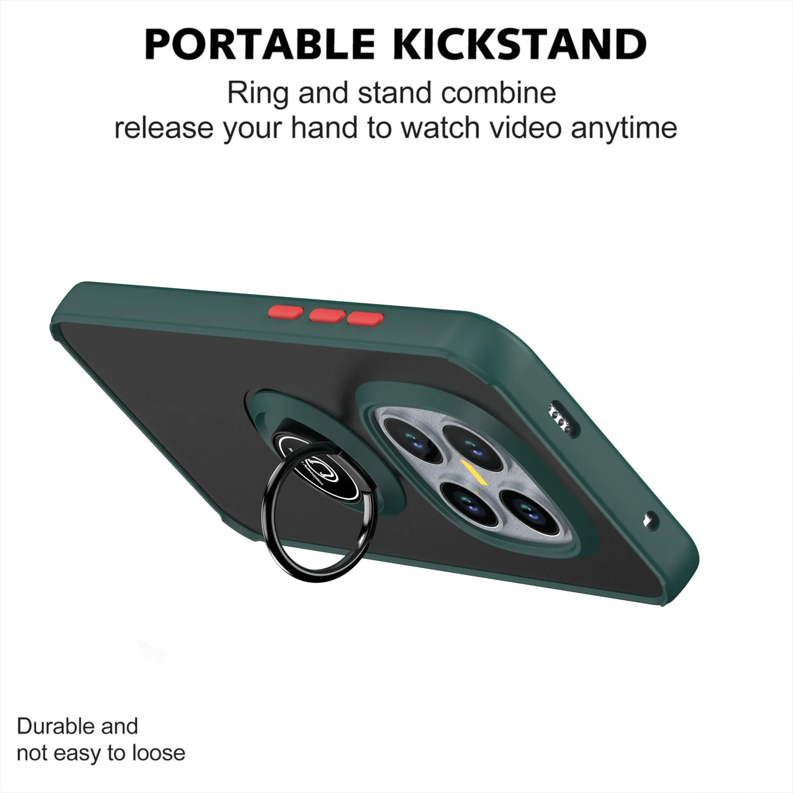 Enhanced 360-Degree Magnetic Vehicle Bracket Case Cover