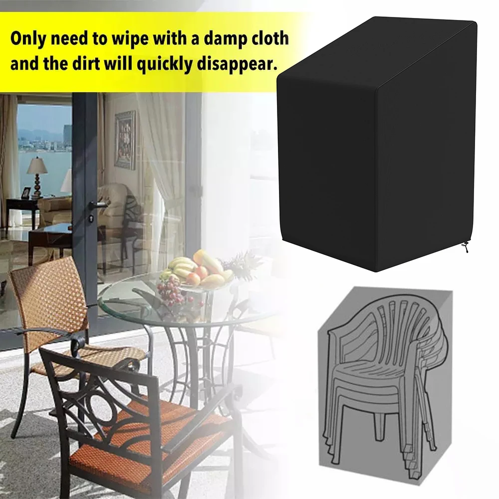 Outdoor Garden Patio Chair Dust and Rain Protector - Waterproof Furniture Cover