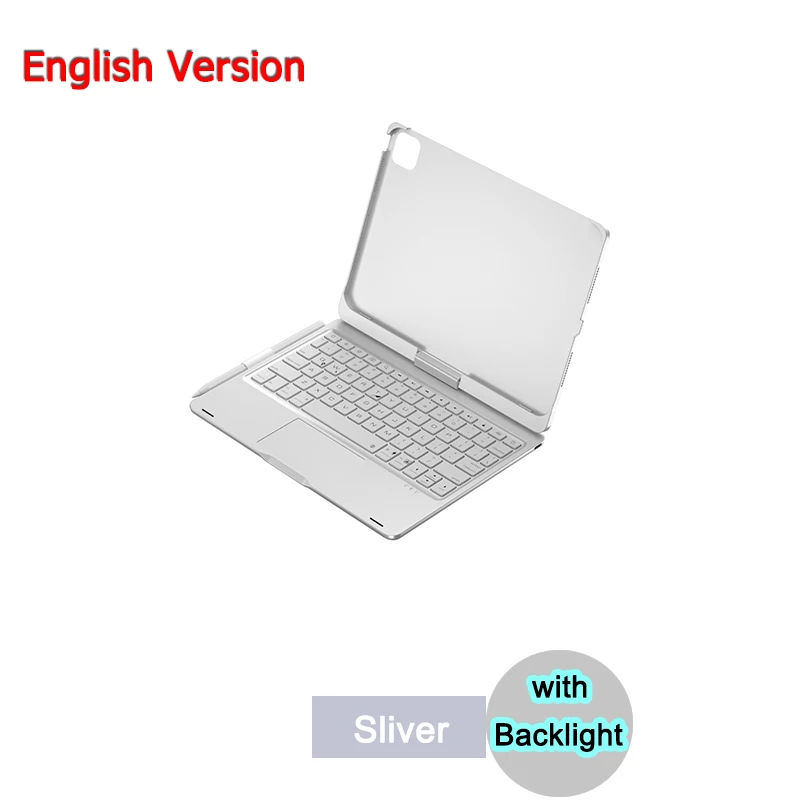 حافظة لوحة المفاتيح السحرية بلوتوث لجهاز iPad الجي...