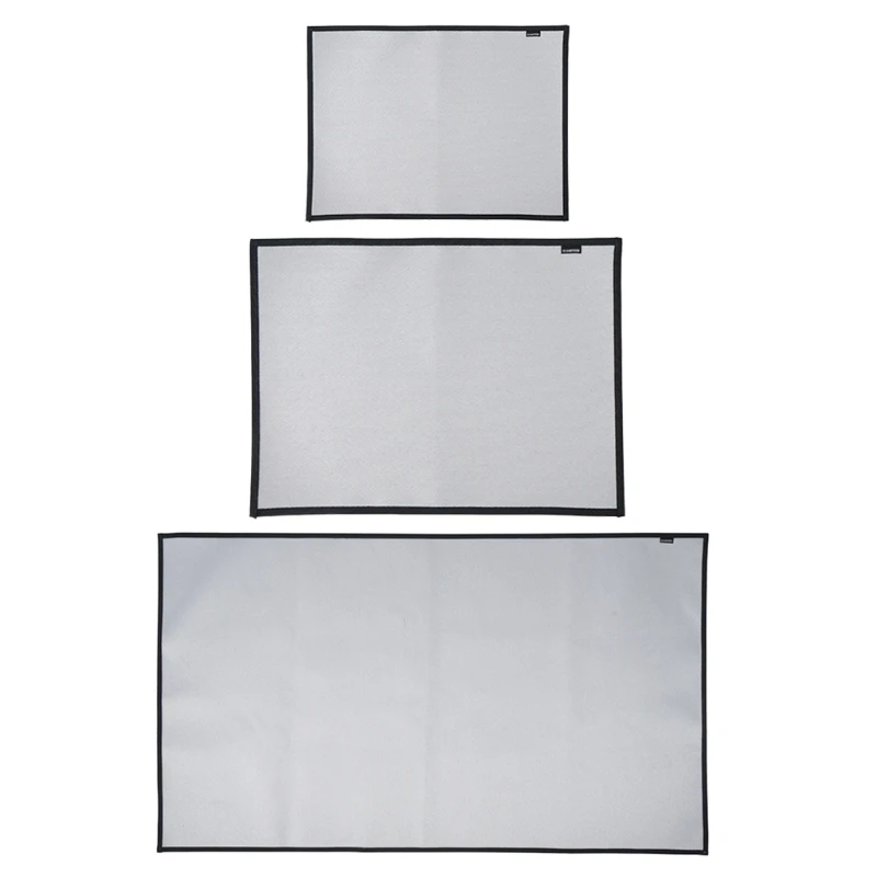 

S/for M/L Camping Fireproof Grill Mat Cloth Flame Retardant Ember Blanket Heat Insulation Pad for Outdoor Barbecue D5QD
