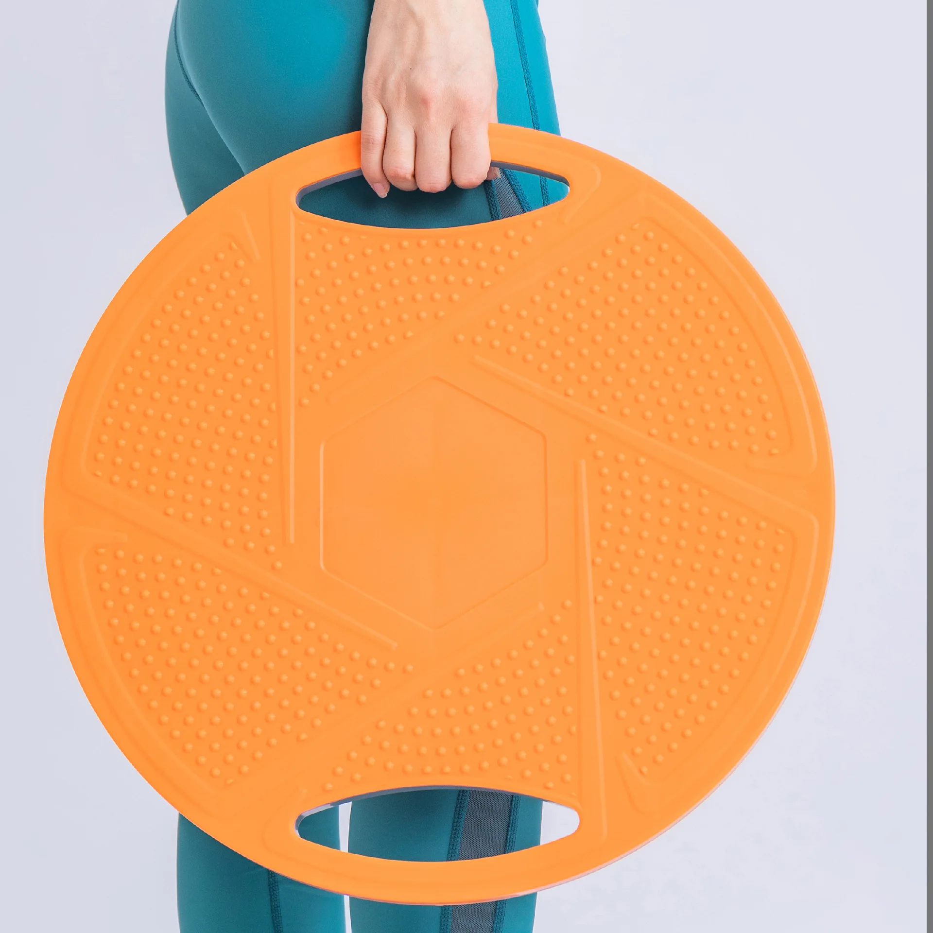 Balance Board Portable PP Skid-Proof 360&deg;Circular Wobble Yoga Cardio Pedals Home Gym Fitness Core Stability Waist Twist Trainer