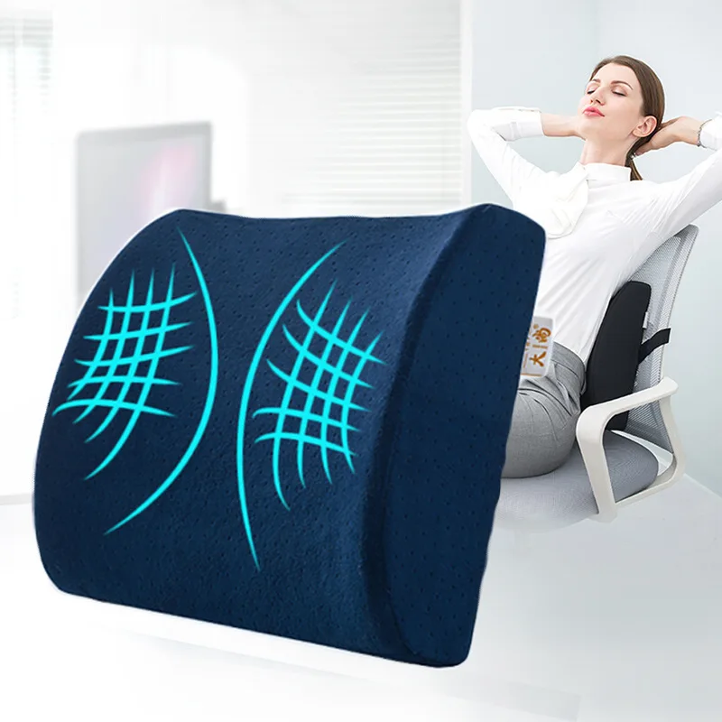 ComfortSoft Ergonomic Lumbar Cushion | Premium Support for Office Chairs & Car Seats