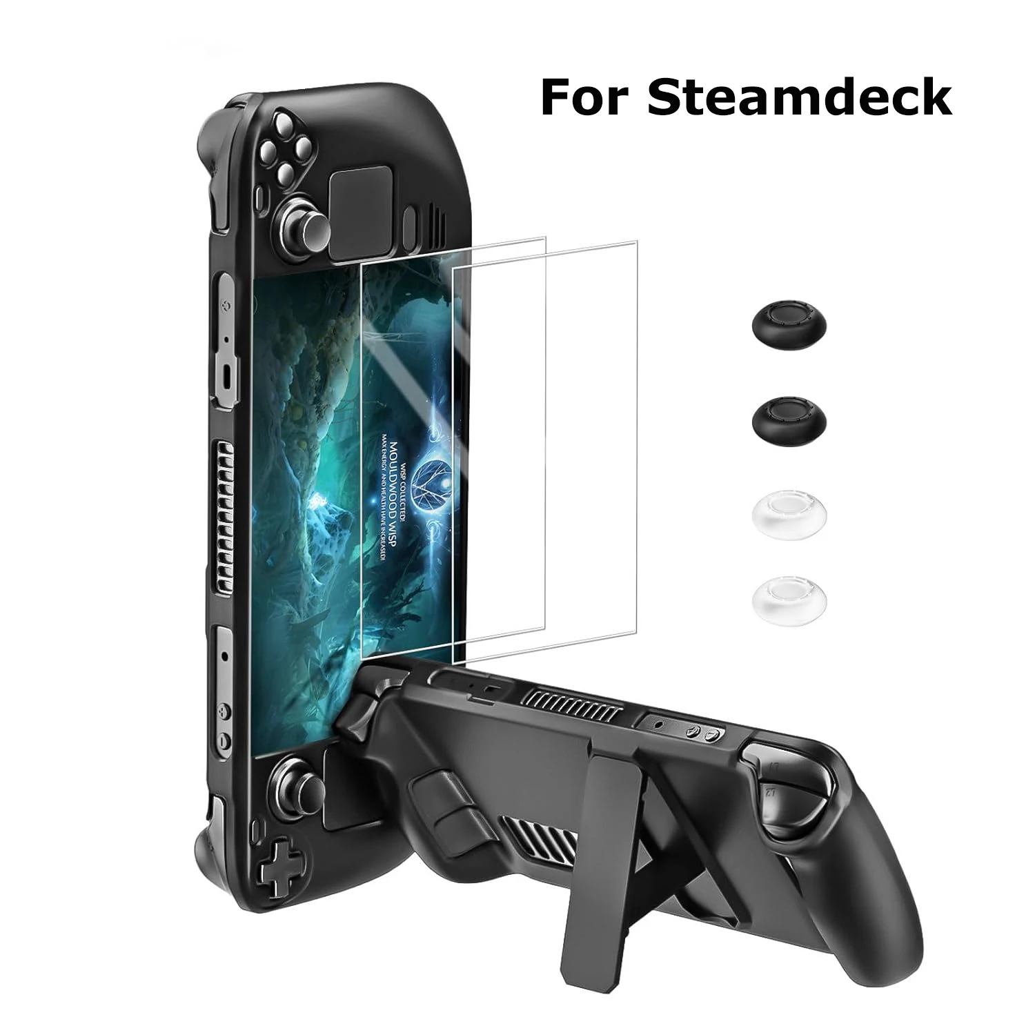 SteamDeck OLED 512GB＋専用カバー＋ Anker製スタンド Renowned accessory maker Anker has a Steam Deck dock, and it