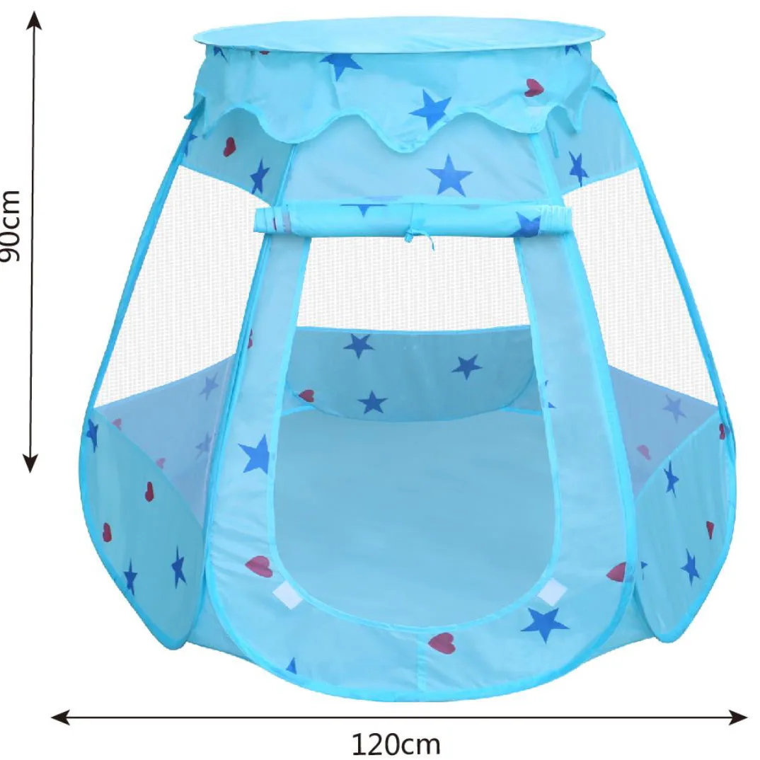 Princess Playtent Toy Baby Ball Pit Kids Pop Up Play Tent for Girls Pink Toys for Children Indoor & Outdoor Playhouse 3