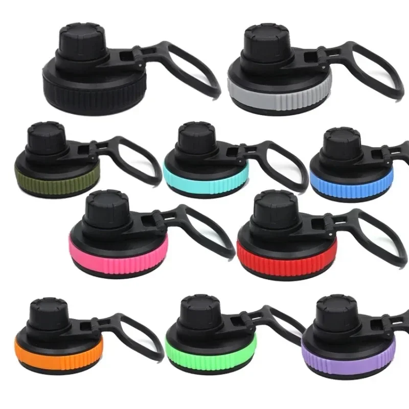 1PC Outdoor portable plastic cup lid sports kettle straw lid replacement wide mouth water bottle
