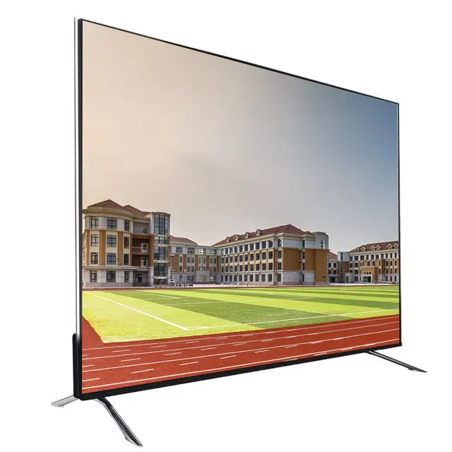 Flatscreen TV Televizyon 4K Android Smart TV UK US 43 Inch Television LED Flat TV 70 60 50 Inch Screen