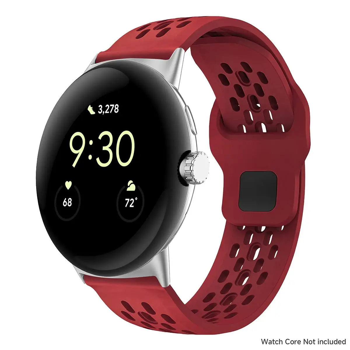 Breathable Sports Silicone Band Strap for Smartwatch Replacement