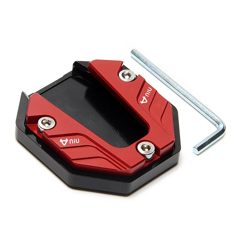 Motorcycle Kickstand Extender Foot Side Stand Extension Pad Support Plate Anti-skid Enlarged Base