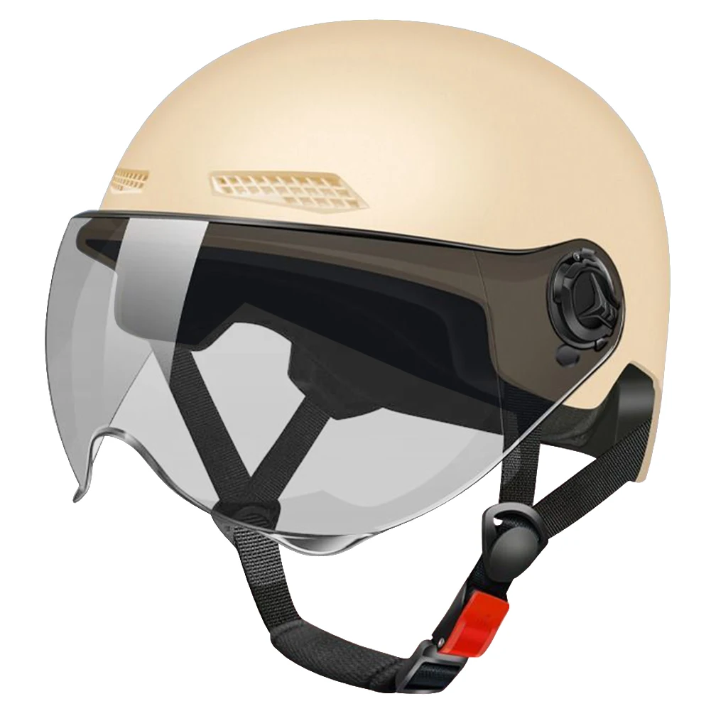 Casco de bicicleta eléctrica Casco de seguridad para ciclismo Casco de bicicleta ligero ajustable Forro desmontable transpirable para verano