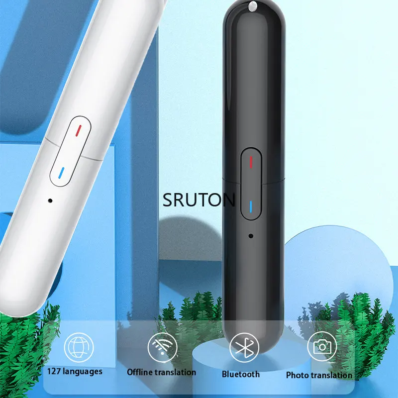 

Миниатюрное беспроводное переводное устройство с поддержкой Bluetooth, 127 языков