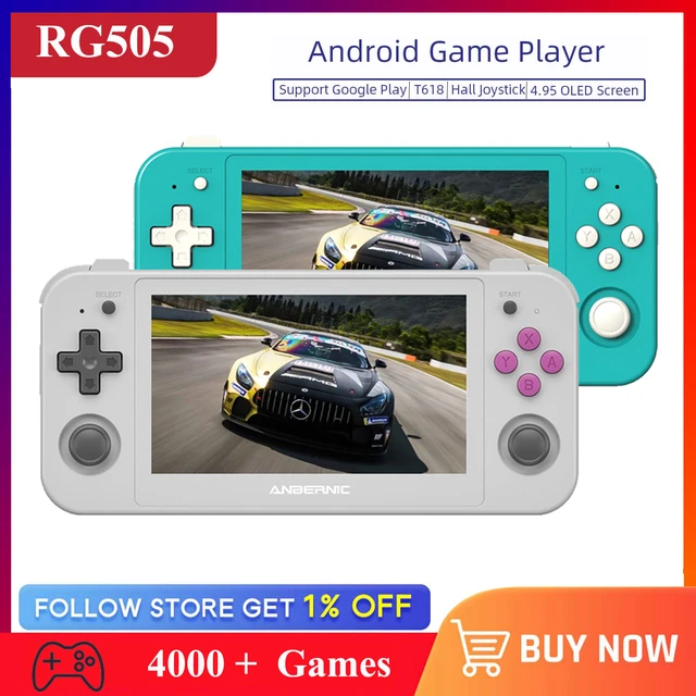 ANBERNIC RG505 Retro Game Console 4.95 inch OLED Touch Scree – Minixpc