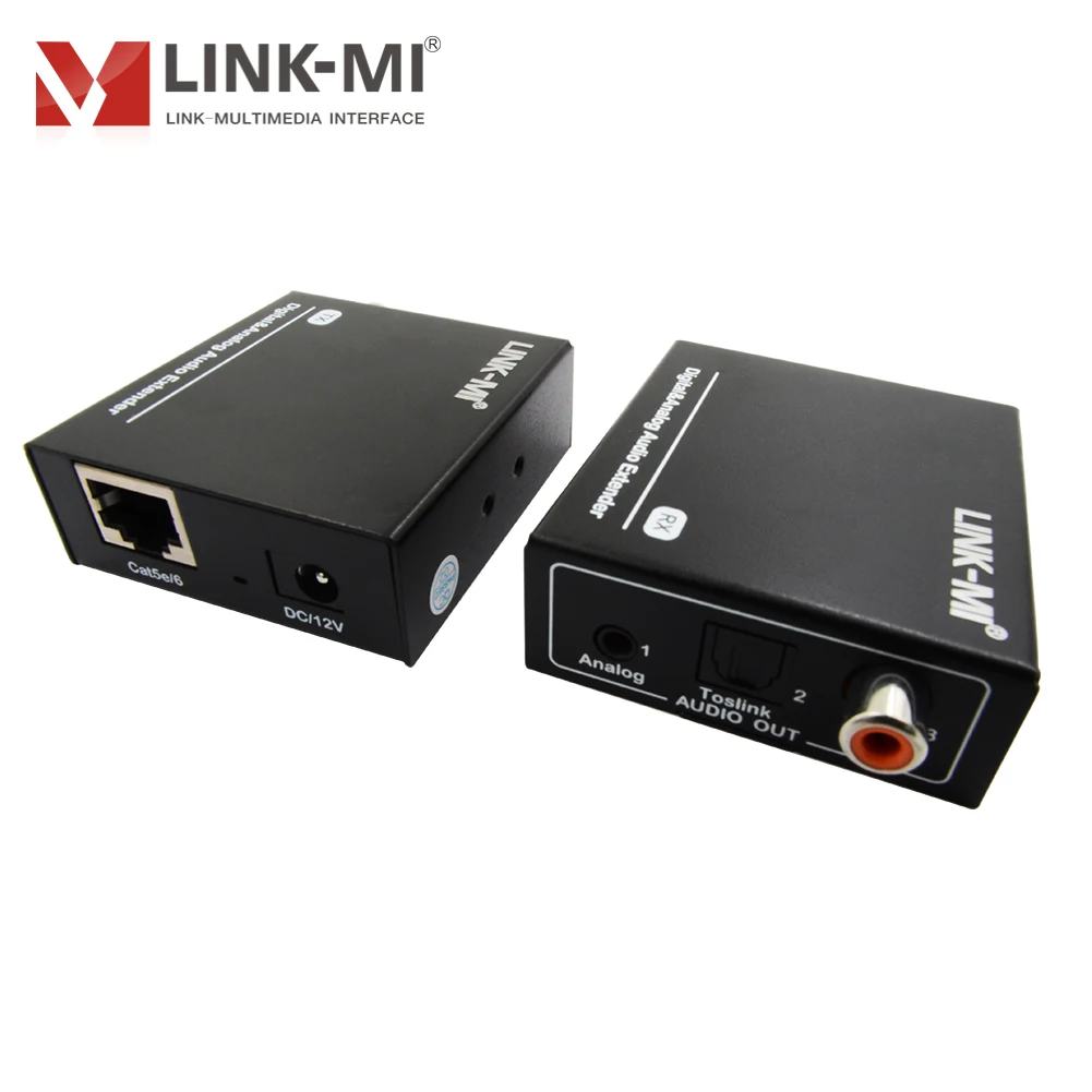 Фото Цифровой/аналоговый аудиоудлинитель LINK-MI 500 м, поддержка Cat5e/6 аналоговых, цифровых коаксиальных, оптических Toslink, автоматическая проверка звука №5