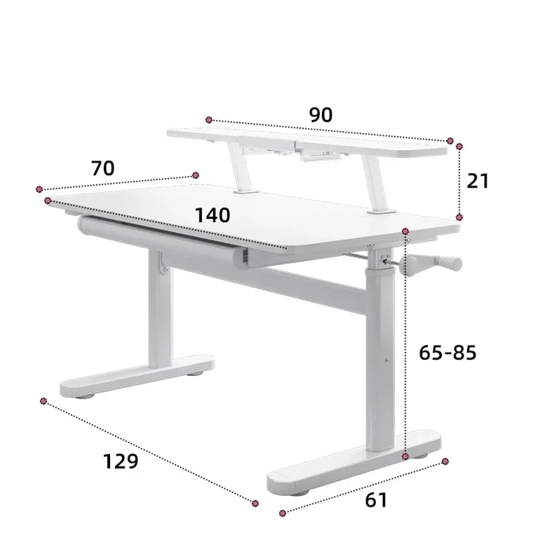 Kids Furniture Study Table School Supplies Set Children's Desk Chair Classroom Childrens Room Child Elementary Tables Small