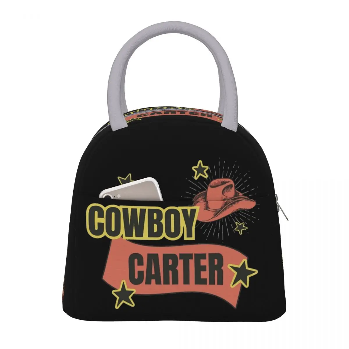 

Beyonce Cowboy Carter Insulated Lunch Bag Portable Meal Container Thermal Bag Lunch Box Tote Office Picnic Food Storage Bags