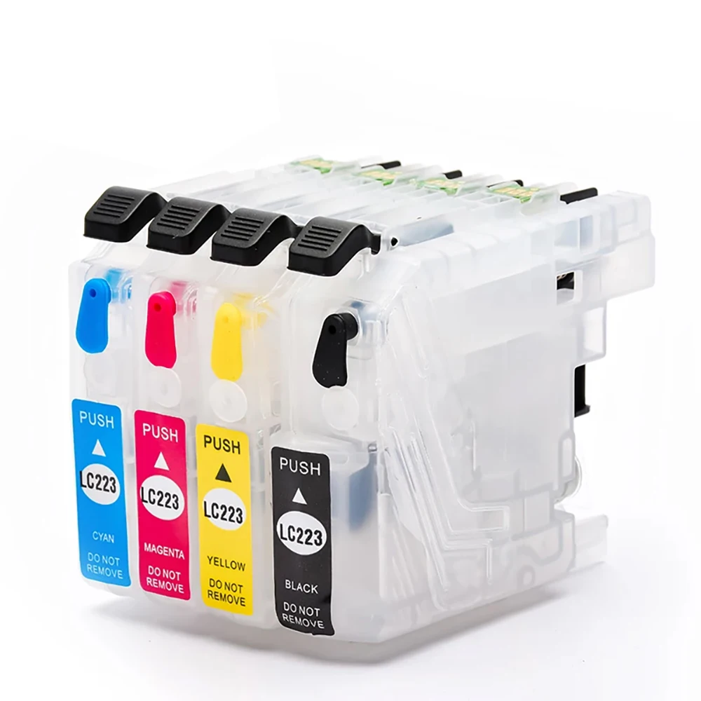 Refillable ink Cartridge With Auto Reset Chip for Brother LC223 LC225 LC227 LC229 DCP-4120DW MFC-J4420 J4620 J4625 J5320 J5620 printer supplies ink cartridge inkjet ink cartridge