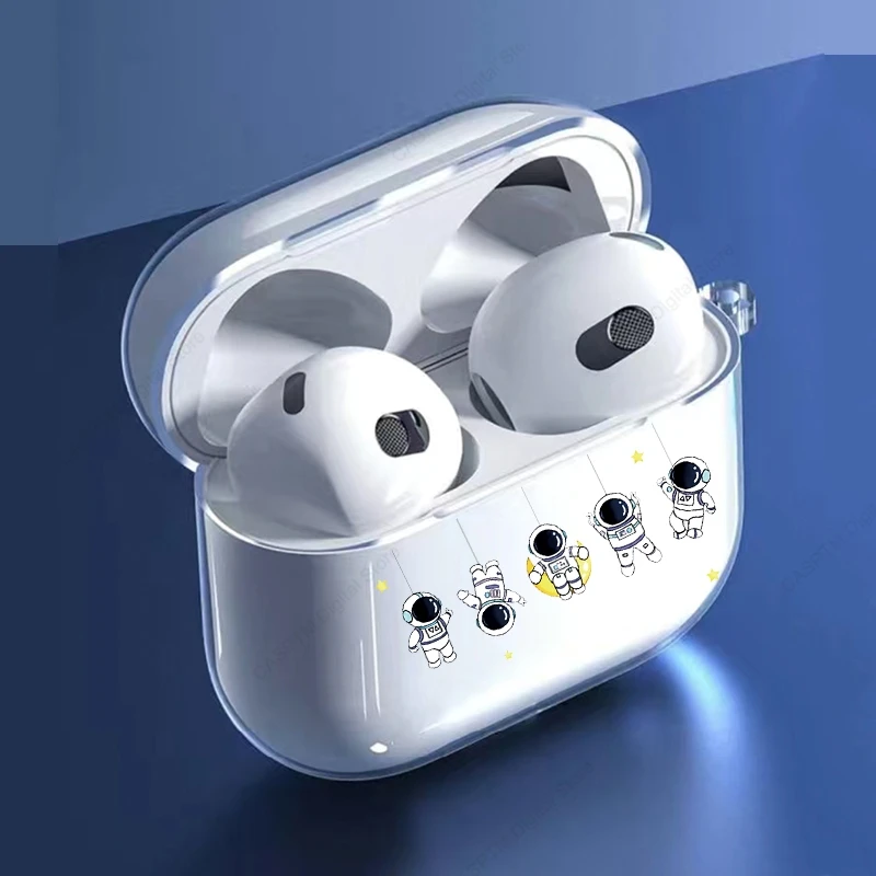 Custodia Per Airpods Pro 2 Cover Astronaut Headphone Coque Per Airpods 3 3Rd Pro 2 2Nd Usb C Custodie Tpu Capa Per Airpods Pro 2 Funda