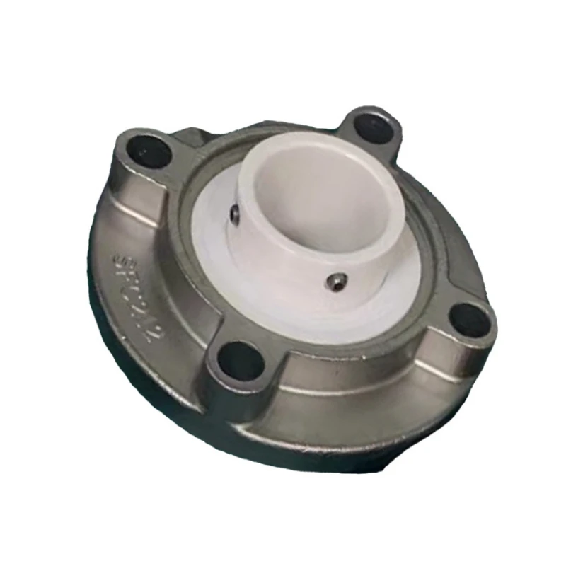 

Customized Stainless steel housings double seals 3 setscrews bore 25mm 28mm 30mm pillow block insert ceramic bearing