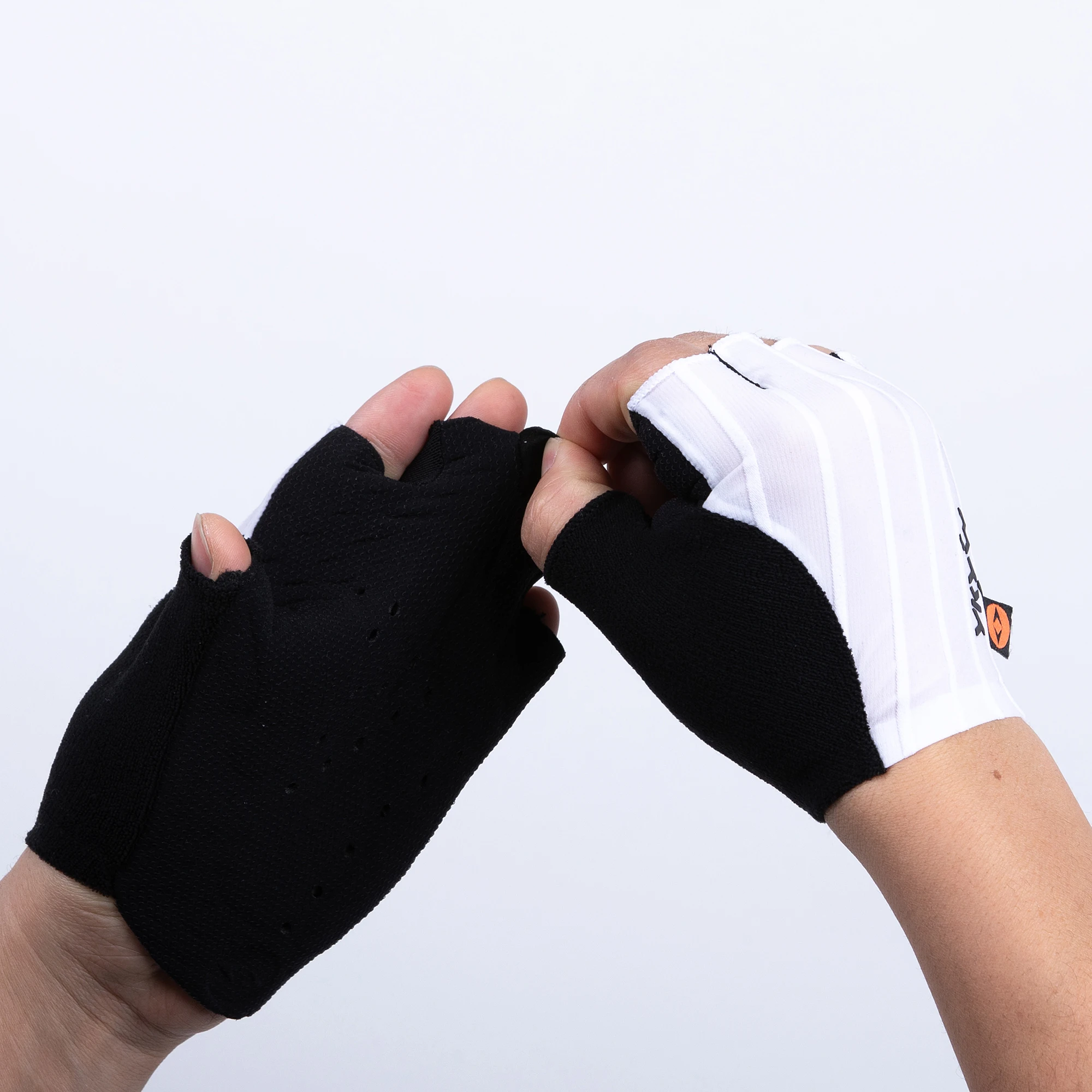 YKYWBIKE Cycling Gloves Half Finger Unisex Italy Interface Palm Padding Pro Team Bicycle Road Bike Gloves Summer Shock-Absorbing 6