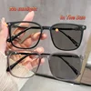 Metal Connect Frame Myopia Glasses -50 -75 -125 -175 Photochromic Eyeglass Lenses Business Glasses 1