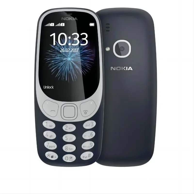 N0kia-3310 Dual-Mode Mobile Phone with Button, Student Network Function, Backup Phone, Free Lifetime Warranty