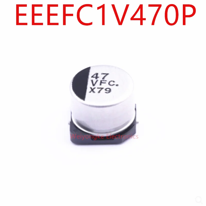 

Алюминиевый электролитический конденсатор EEEFC1V470P 47uF ± 20% 35V SMD