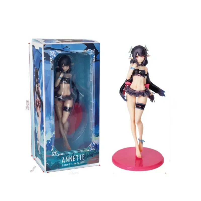 Anime Phantasy Star Online 2 Annette Collectible Action Figure - 24cm Decorative Ornament Gift