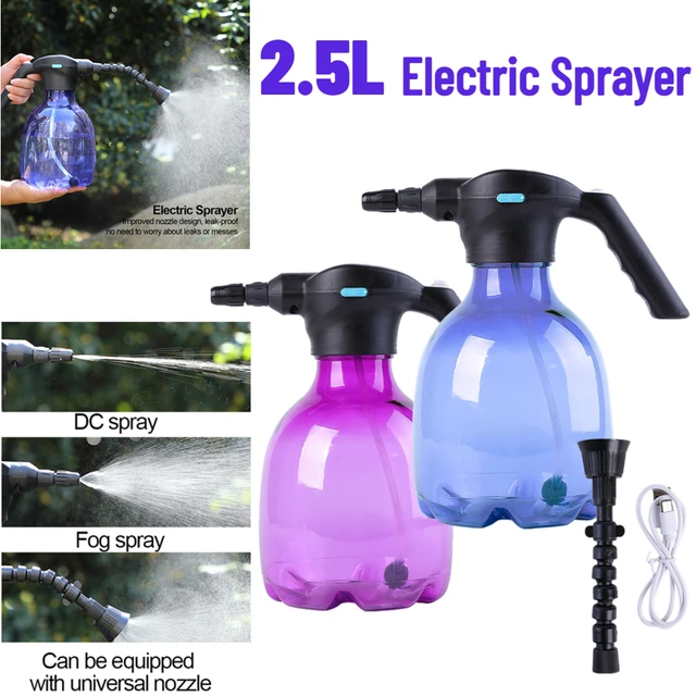 Elektrische Spritze automatische Bewässerung kann Sprühnebel 360  einstellbare Düsens prüh flasche für Garten pflanzen bewässerungs sprinkler  - AliExpress