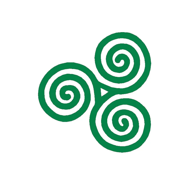 Celtic Triskele Vinyl Car Decal - Pagan Wiccan New Age Design Sticker