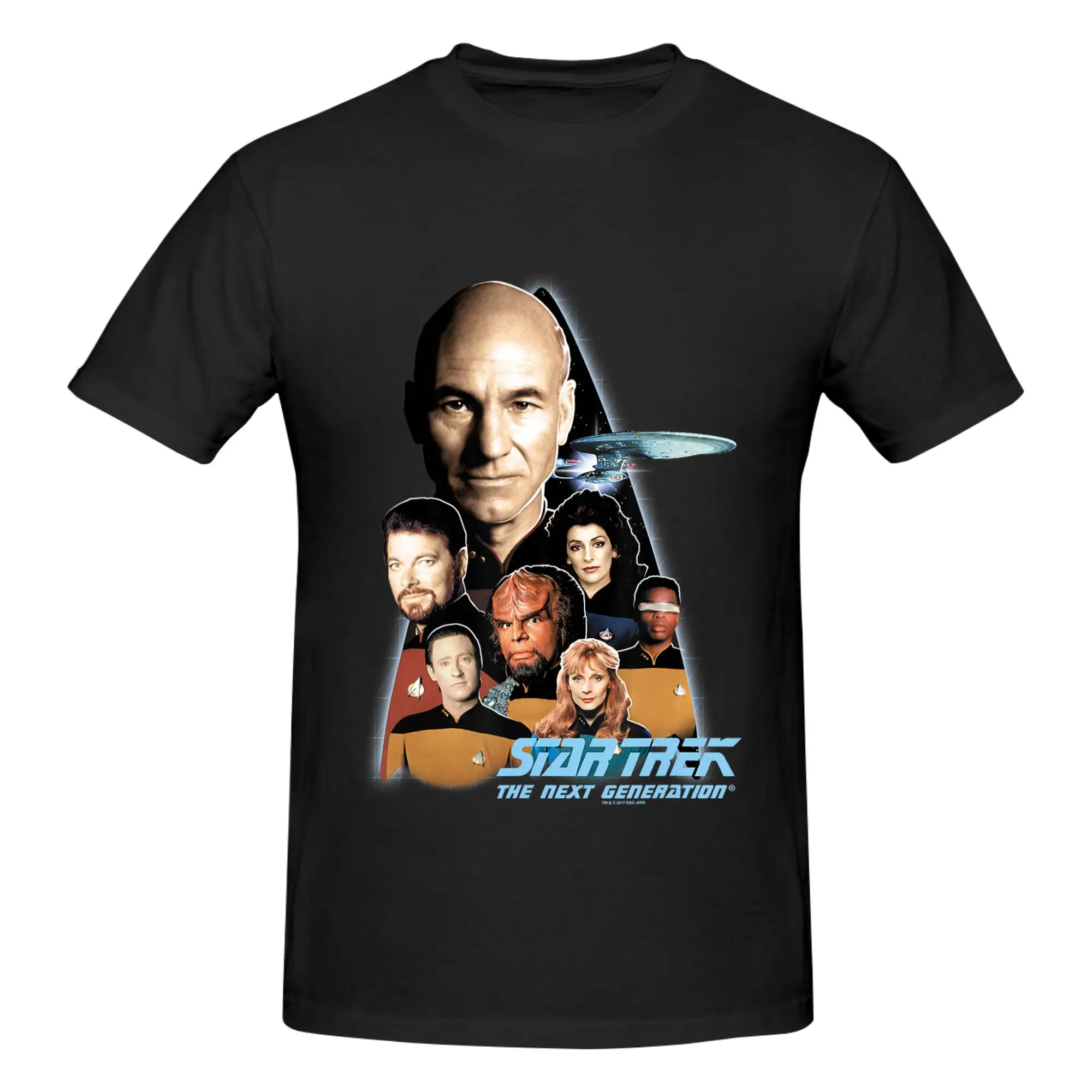1 Stück Next Generation Novelty T-Shirt aus 100 % Baumwolle, Star Treks Tees Tops für Herren
