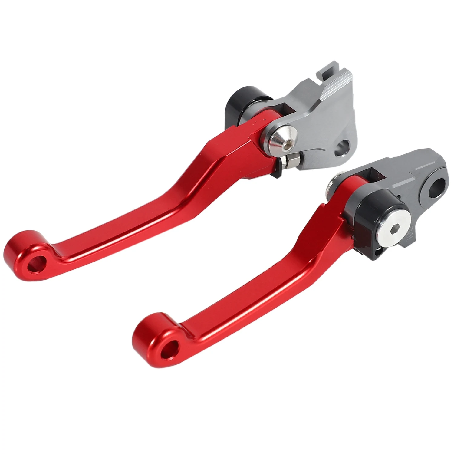 Motorcycle Brake Lever Handle CNC Clutch Brake Lever Handle Red for Yamaha YZ125 YZ250 YZ250F YZ426F images - 6