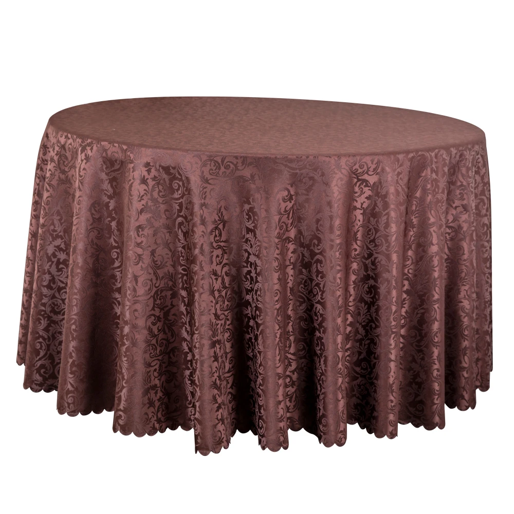 10pcs/lot Hotel Round Table Cloth Decor Dining Table Linens For Wedding