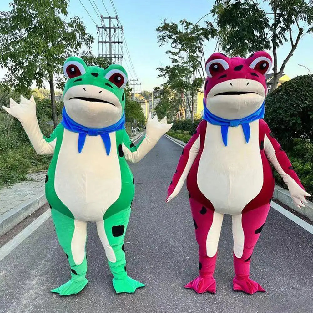 Inflatable Frog Cartoon Doll Costume Toad Spirit Adult Walking Doll ...