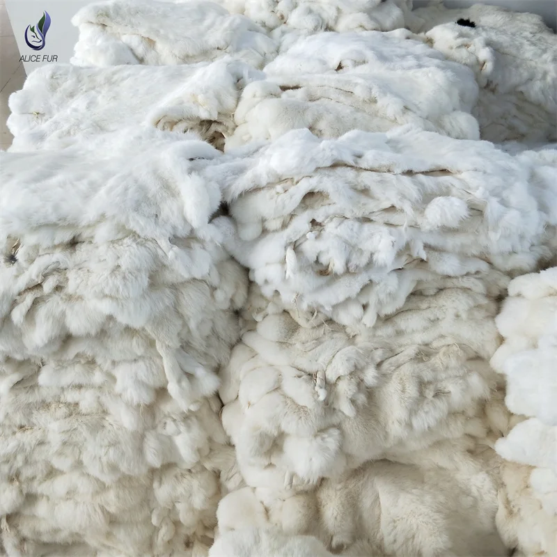Real Rabbit Fur Natural Rabbit Skin