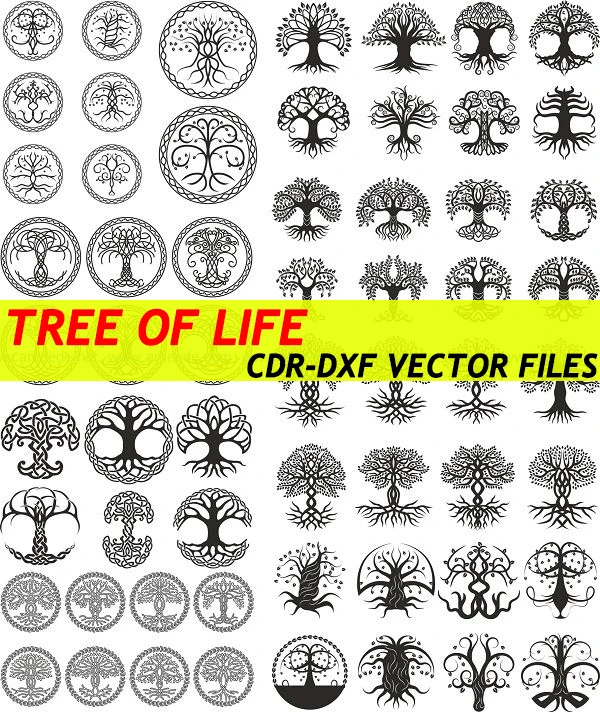 harbor freight woodworking bench 60 Tree of Life Template Bundle Laser Cut Vector SVG DXF EPS AI Files for CNC Laser Cutting Engraving Printing antique woodworking bench Woodworking Machinery