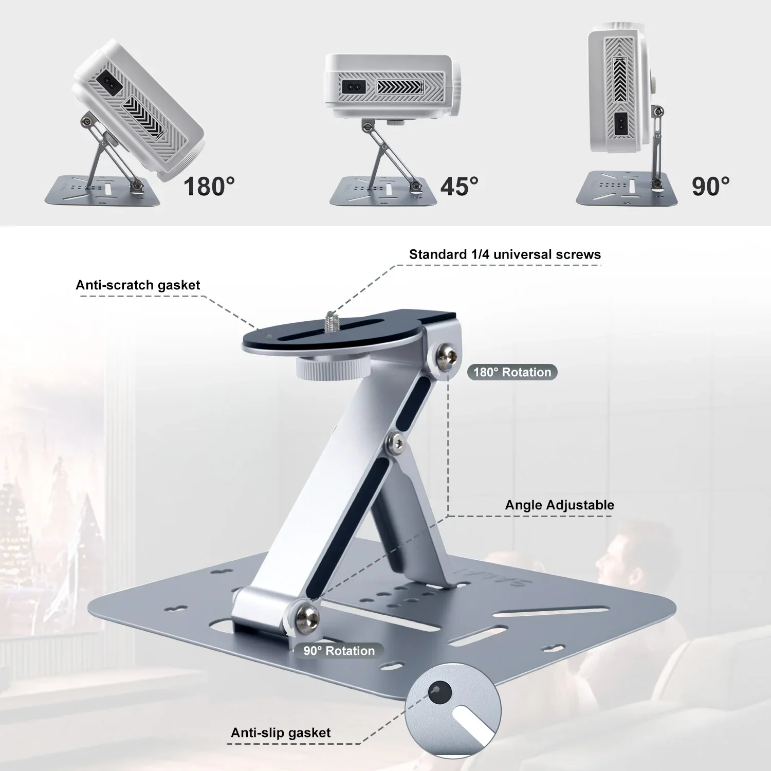 العالمي 1/4 بوصة المسمار واجهة أجهزة العرض الصغيرة...