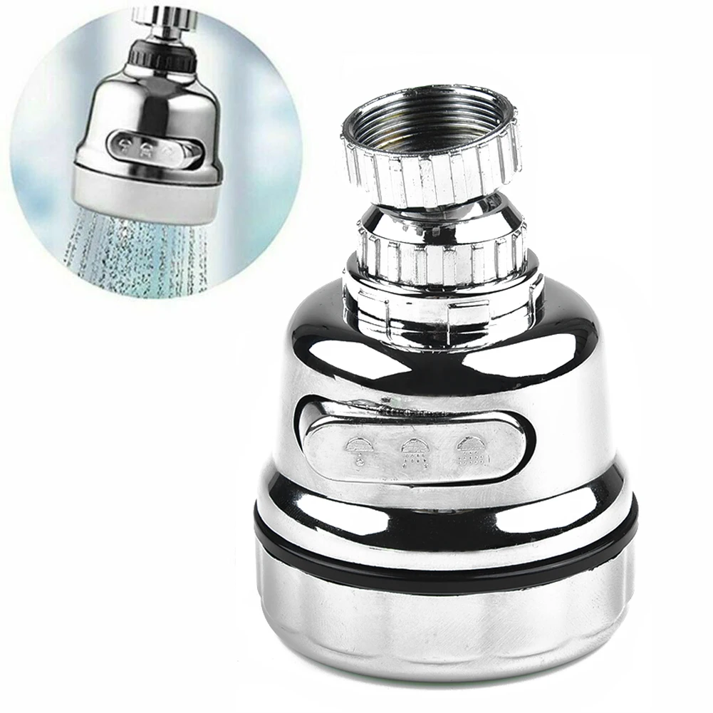 

360 Degree Rotatable Faucet Kitchen Tap Water Saving Nozzle Sprayer Water Filter Swivel Head Kitchen Faucet Bubbler Aerators