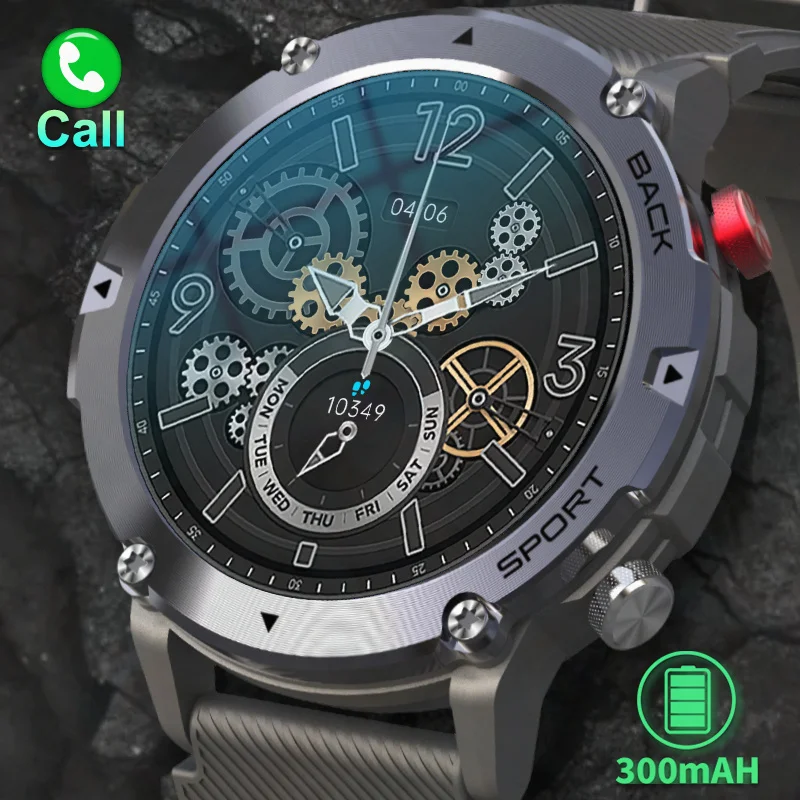 

2022 Full Touch Smart Watch Men Bluetooth Call Ip68 Waterproof Sprot Watches Round Fitness Tracker Smartwatch For Xiaomi Android