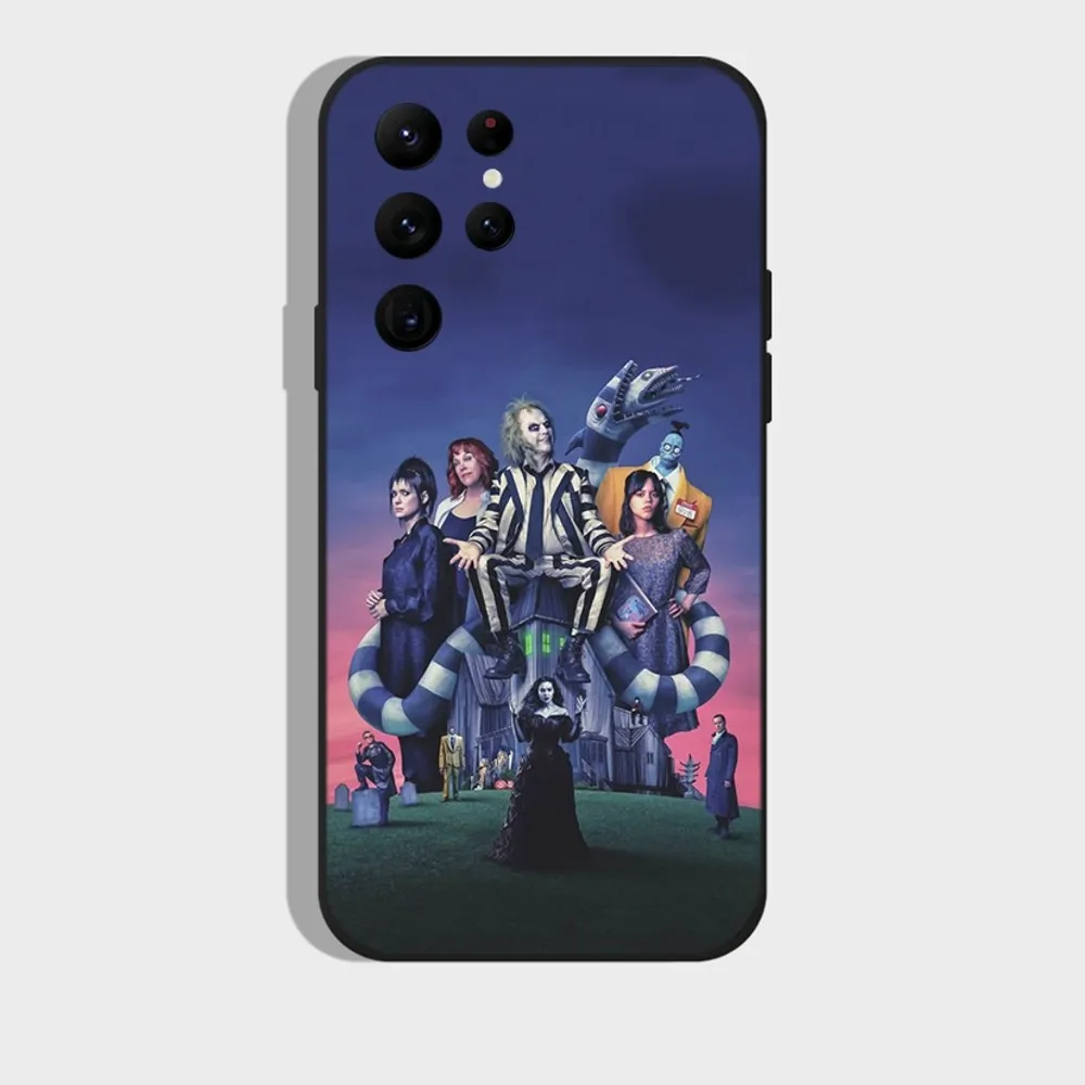 thumbnail image 1 of Movie B-BeetlejuiceS 2 Phone Case For Samsung S24,S22 Ultra,S20,S30 plus,S22 plus,S23,S30 ultra 5G Silicone Cover, 1 of 5
