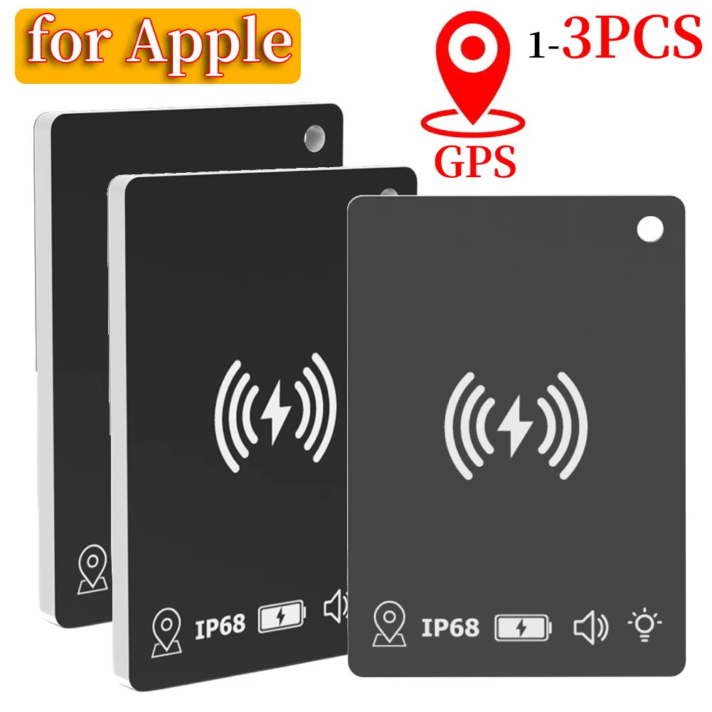 For Apple Find My APP Smart Air Tag GPS Tracker Card Anti Lose Reminder Device Key Finder Pet Kids Bags Wallet Locator Smart Tag