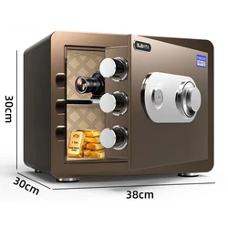 Digital 30Cm Safes Steel Safety Safe Home Office Safety-Deposit Box Depository Strongbox Money Box Vault Mechanical Code Lock