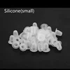 100Pcs Disposable Tattoo Ink Cup Small&Big Size Silicone Permanent Tattoo Makeup Eyebrow Makeup Pigment Container Caps 4