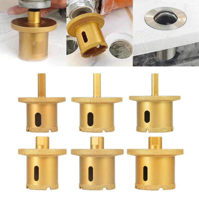 

40-50mm Vacuum Brazed Diamond Drilling Bit GranitePorcelain Tile Hole