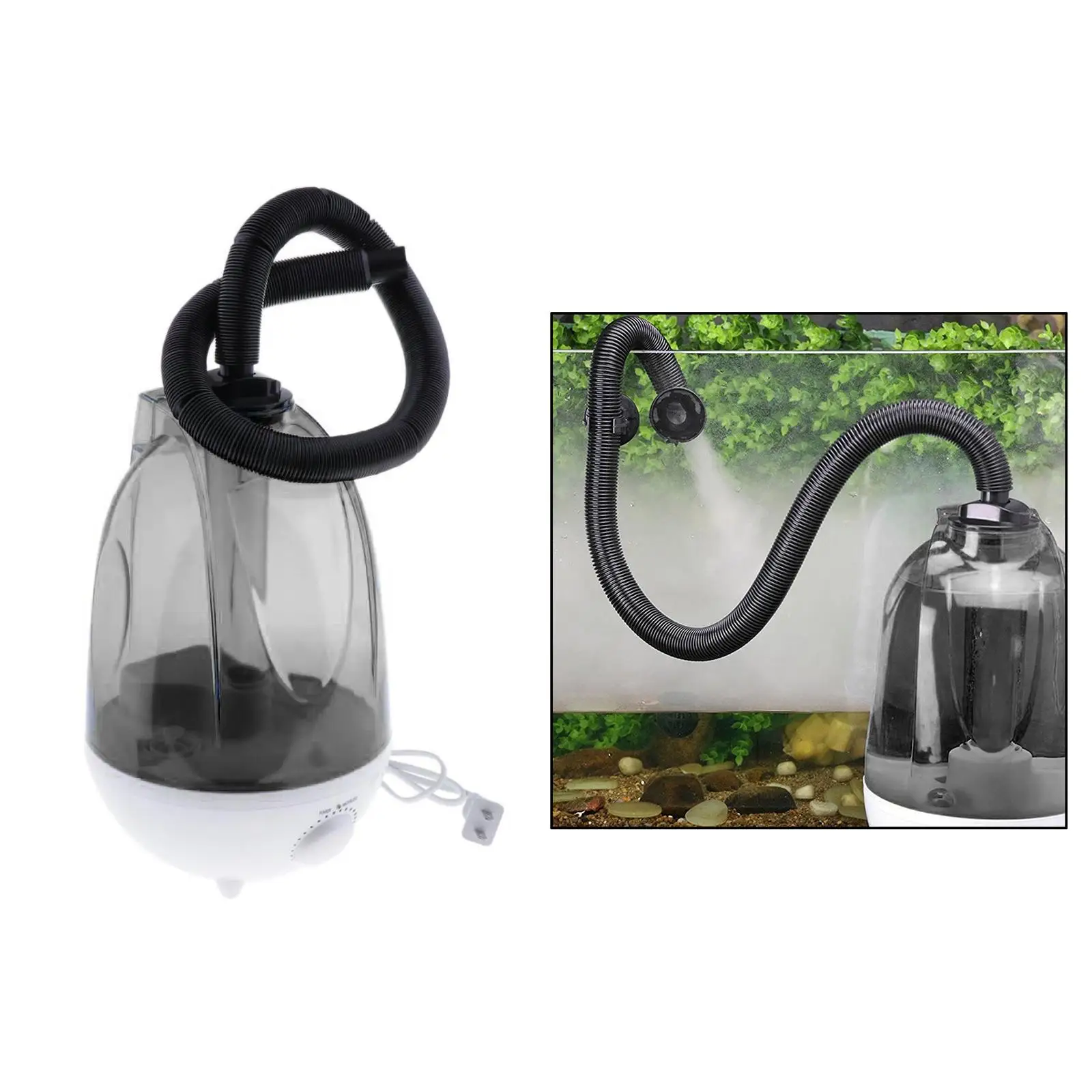 

1Set Reptile Fogger Terrariums Humidifier Fog Machine Mister 4L for Paludarium/Vivarium/Reptiles/Amphibians