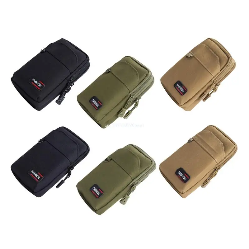 

Mini Waist Wallet Coin for Key Purse Military Pack Small Card Bag Pouches Rectangle-shaped Phone Pack Military Waist Bag