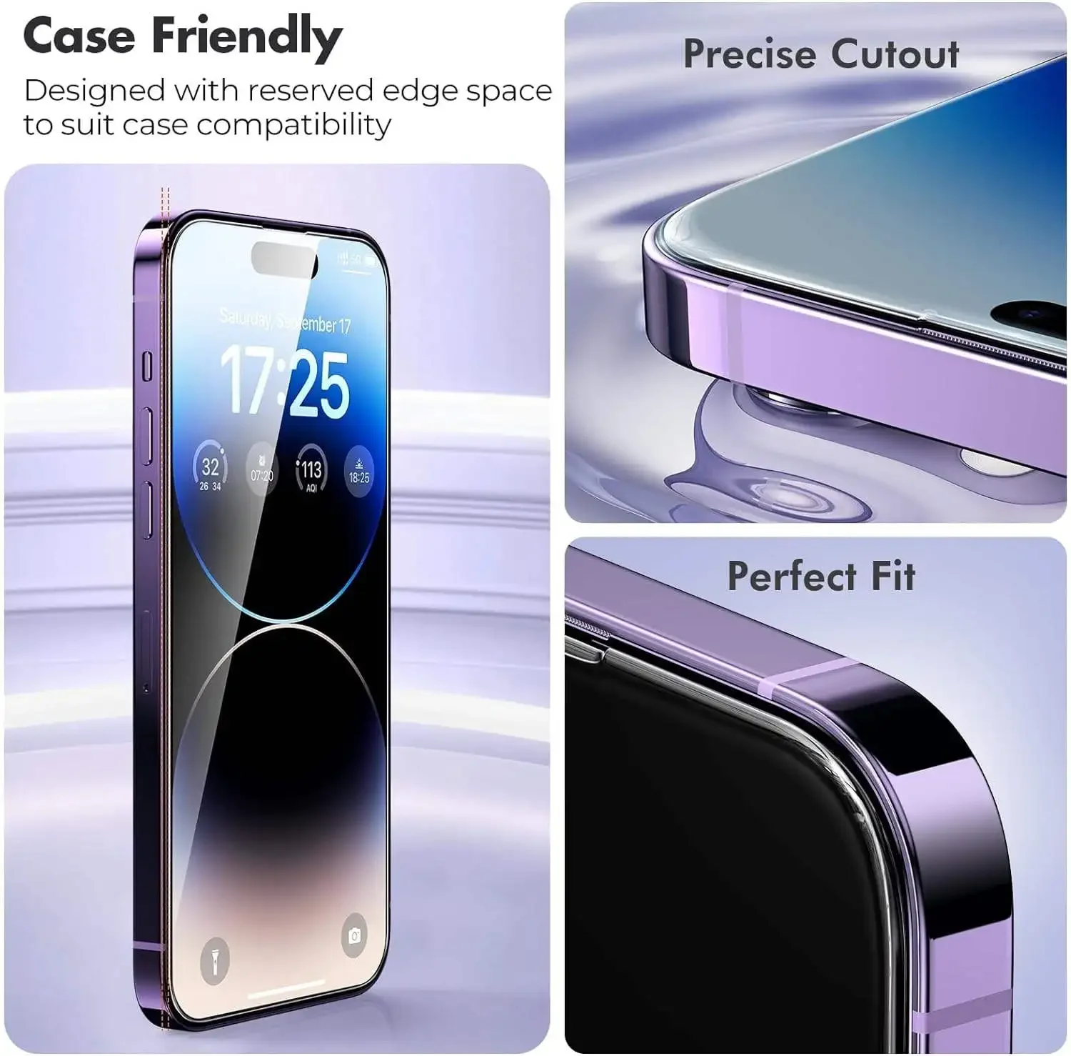 3Pcs Tempered Glass For iPhone 15 14 13 12 11 Pro Max Mini X XS Max XR 8 7 6 Plus Screen Protectors Film For iPhone SE 2020 2022 BEST SELLERS