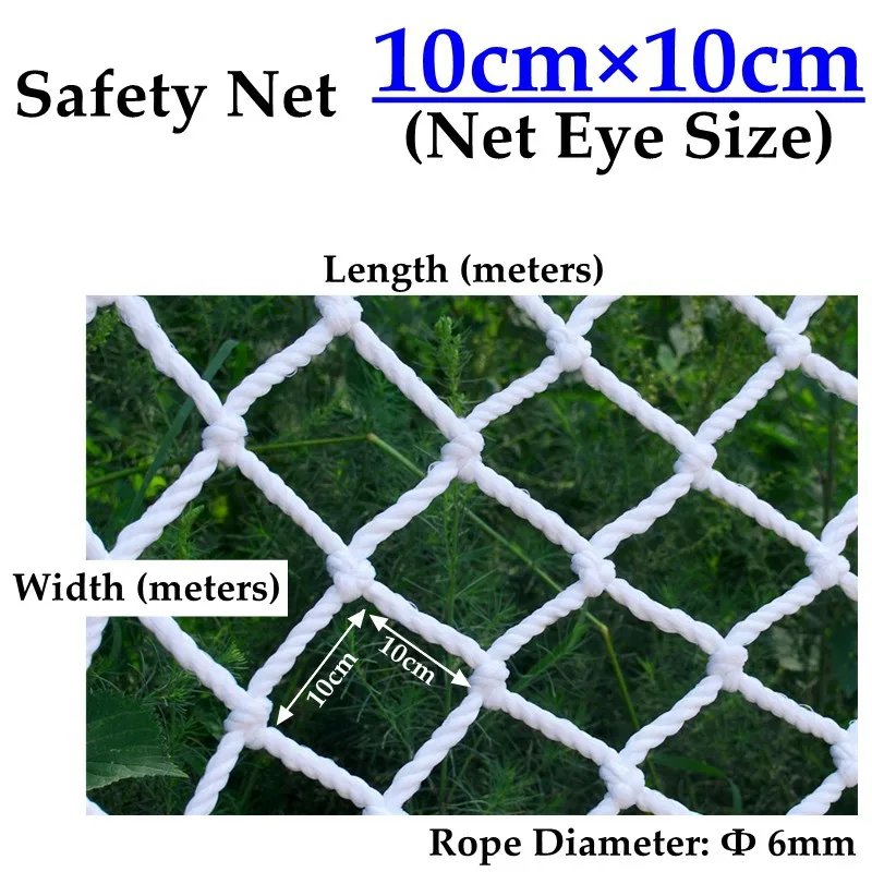 Stairway Safety Net For Banisters - 10ft X 2.6ft Baby Proofing Guard, Keeps Kids, Pets, Toys Safe, White